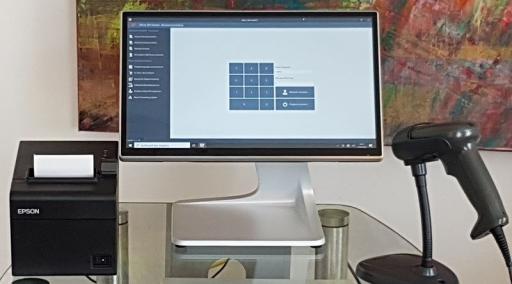 Afono Kassensystem Afono Kassensystem mit Touch-PC, Bondrucker und Scanner